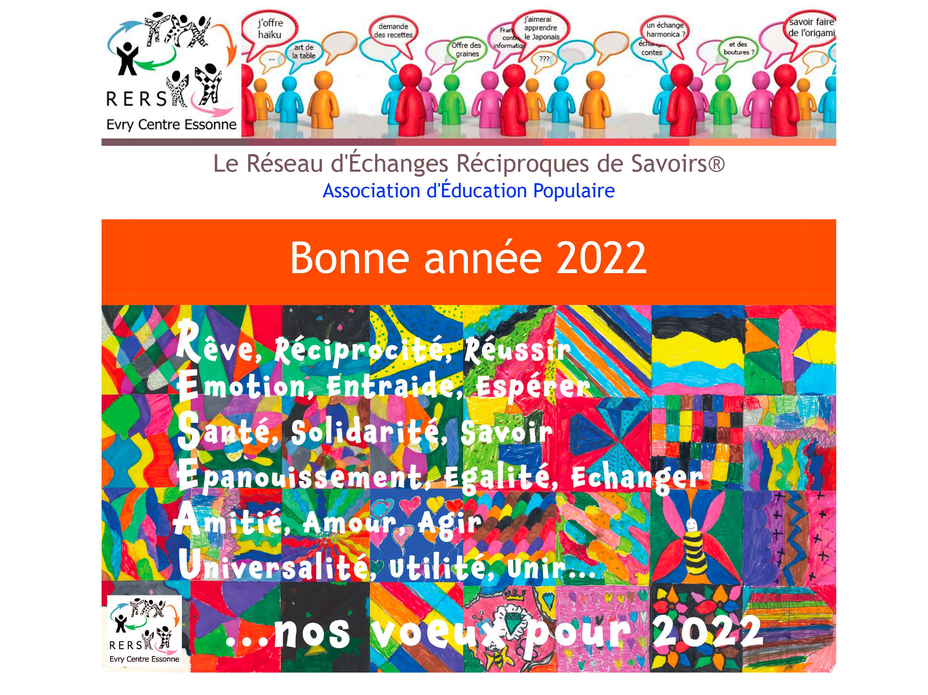 Lettre RERS centre-Essonne - Janvier 2022